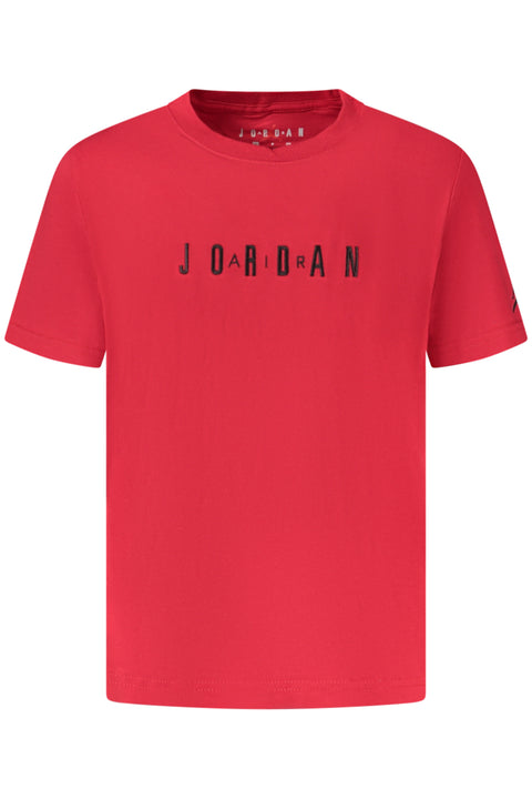Jordan T-Shirt Maniche Corte Bambino Rosso
