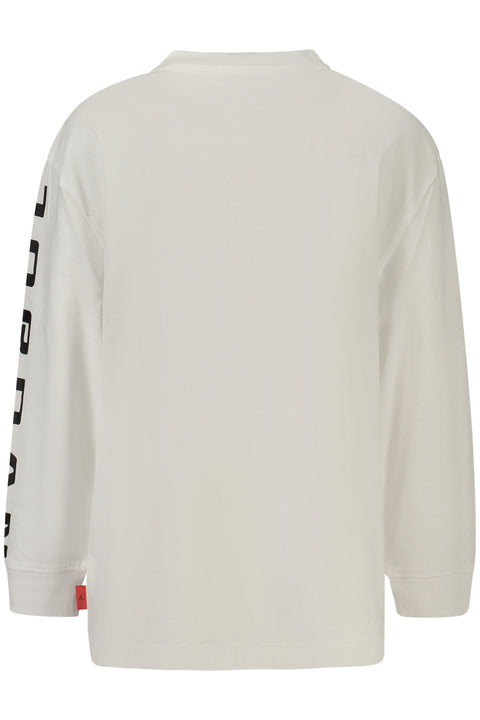 Jordan T-Shirt Maniche Lunghe Bambino Bianco
