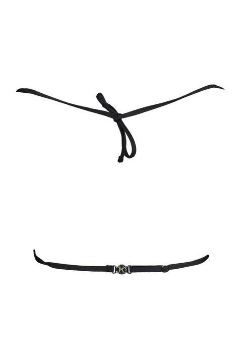 Karl Lagerfeld Beachwear Costume Parte Sopra Donna Giallo