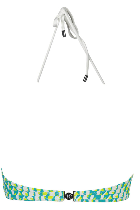 Karl Lagerfeld Beachwear Costume Parte Sopra Donna Verde