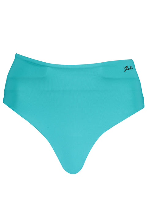 Karl Lagerfeld Beachwear Costume Parte Sotto Donna Azzurro