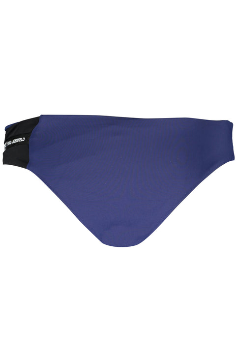 Karl Lagerfeld Beachwear Costume Parte Sotto Donna Blu