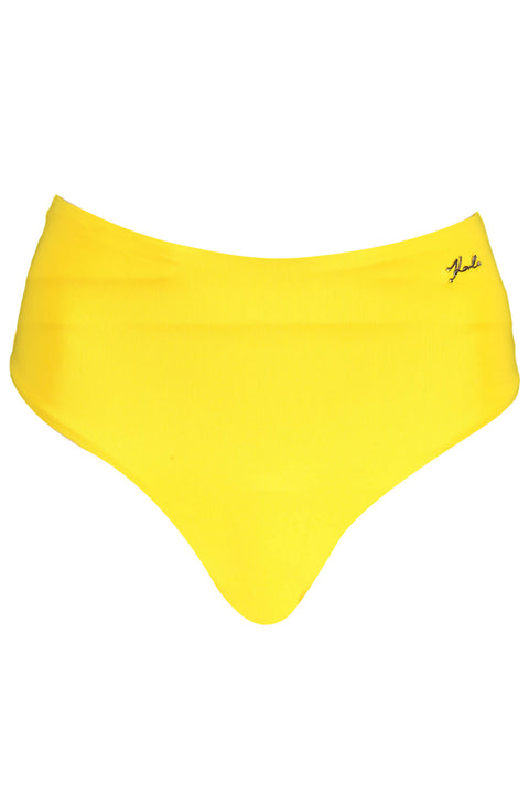 Karl Lagerfeld Beachwear Costume Parte Sotto Donna Giallo