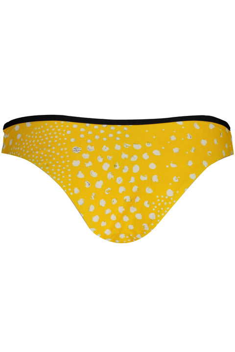 Karl Lagerfeld Beachwear Costume Parte Sotto Donna Giallo