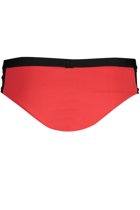 Karl Lagerfeld Beachwear Costume Parte Sotto Donna Rosso