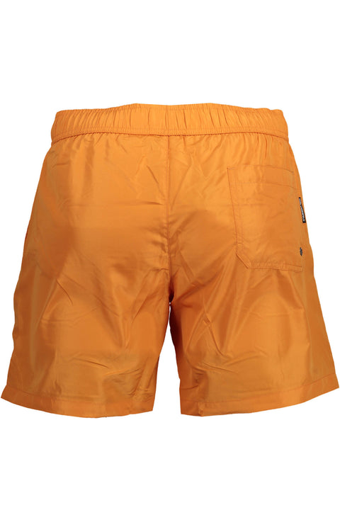 Karl Lagerfeld Beachwear Costume Parte Sotto Uomo Arancio