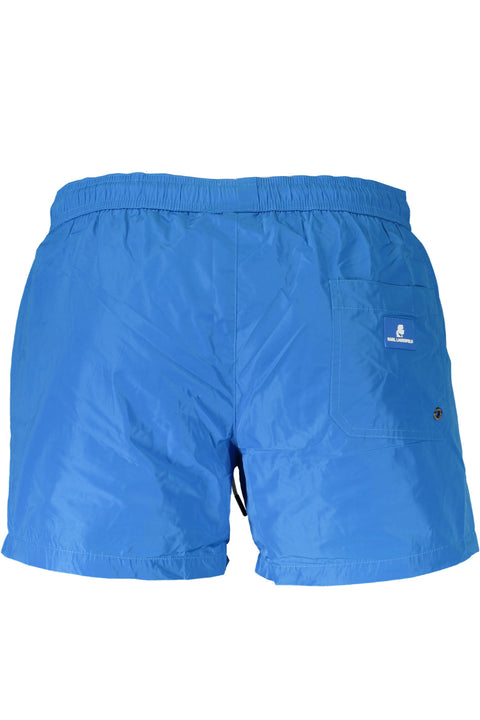 Karl Lagerfeld Beachwear Costume Parte Sotto Uomo Azzurro