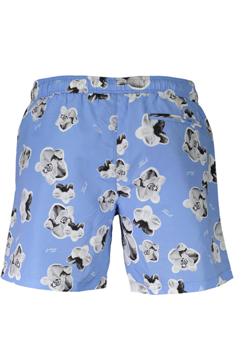 Karl Lagerfeld Beachwear Costume Parte Sotto Uomo Azzurro