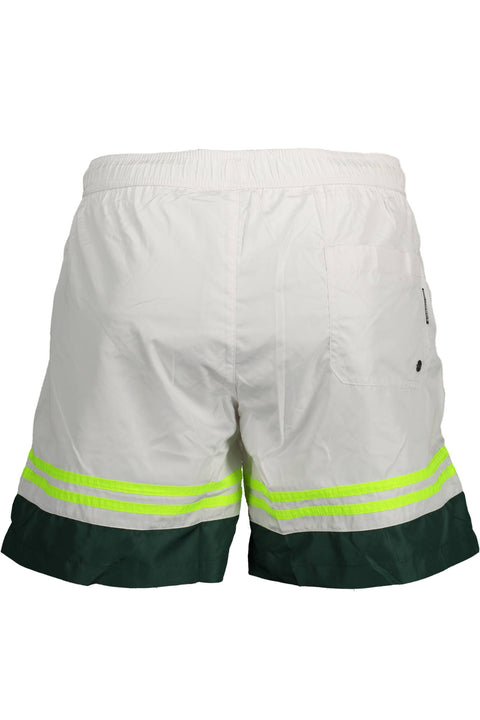 Karl Lagerfeld Beachwear Costume Parte Sotto Uomo Bianco