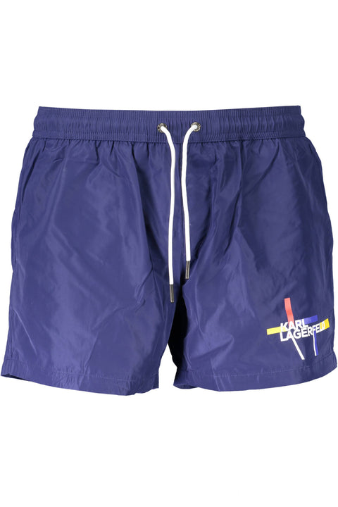 Karl Lagerfeld Beachwear Costume Parte Sotto Uomo Blu