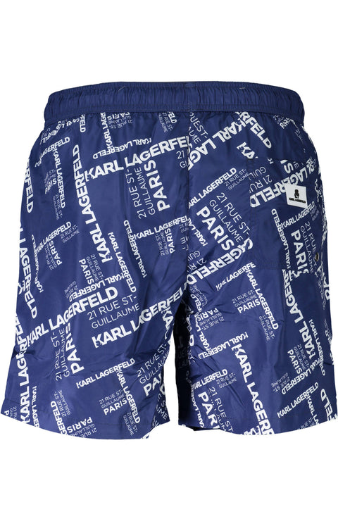 Karl Lagerfeld Beachwear Costume Parte Sotto Uomo Blu