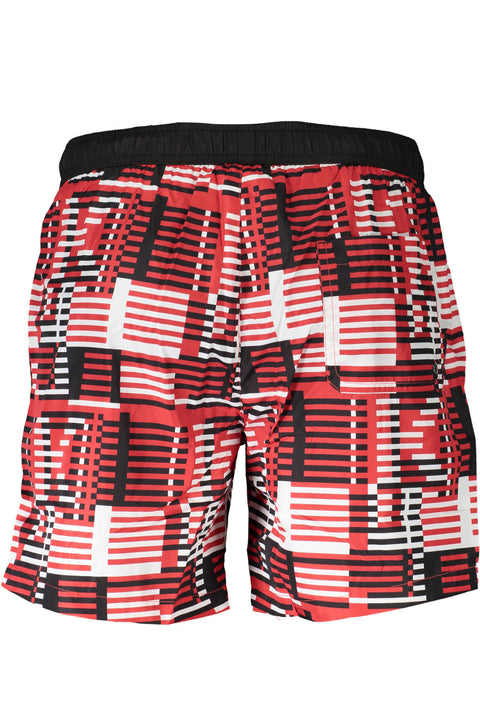 Karl Lagerfeld Beachwear Costume Parte Sotto Uomo Rosso