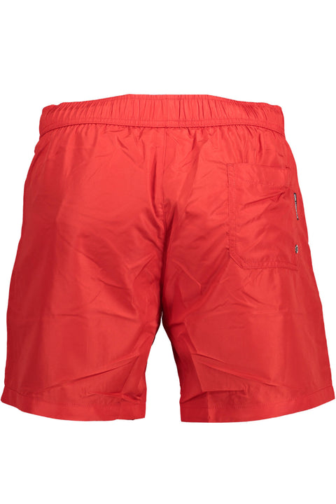 Karl Lagerfeld Beachwear Costume Parte Sotto Uomo Rosso