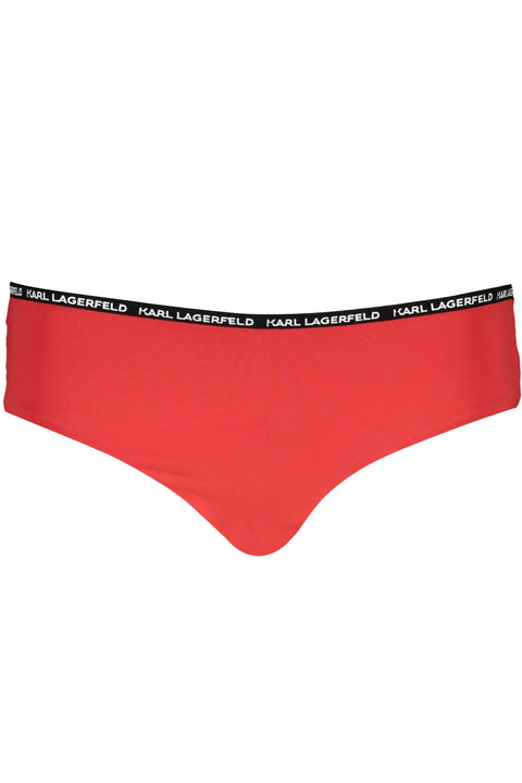 Karl Lagerfeld Costume Parte Sotto Donna Rosso