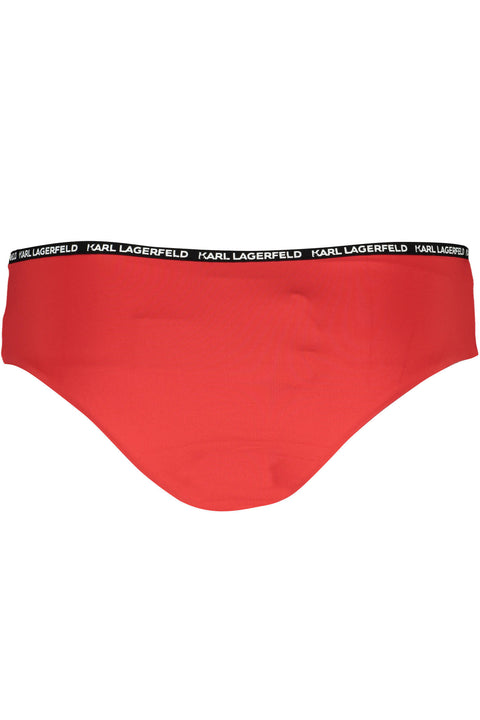 Karl Lagerfeld Costume Parte Sotto Donna Rosso