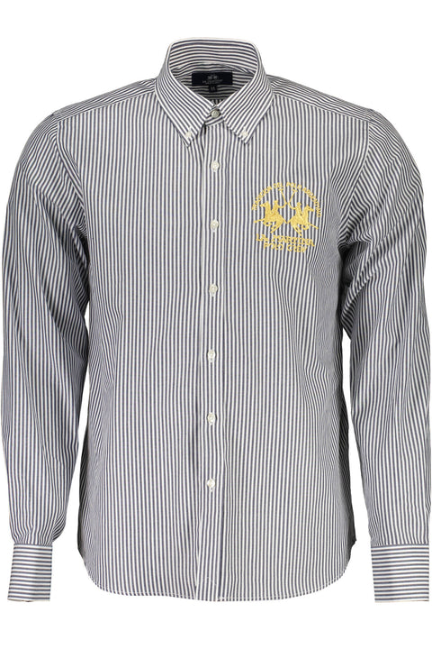 La Martina Camicia Maniche Lunghe Uomo Blu