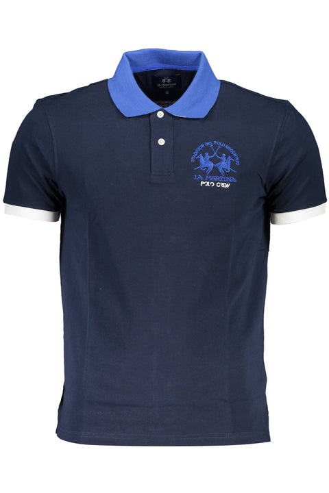 La Martina Polo Maniche Corte Uomo Blu