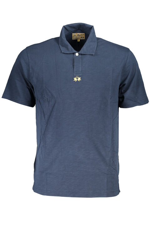 La Martina Polo Maniche Corte Uomo Blu