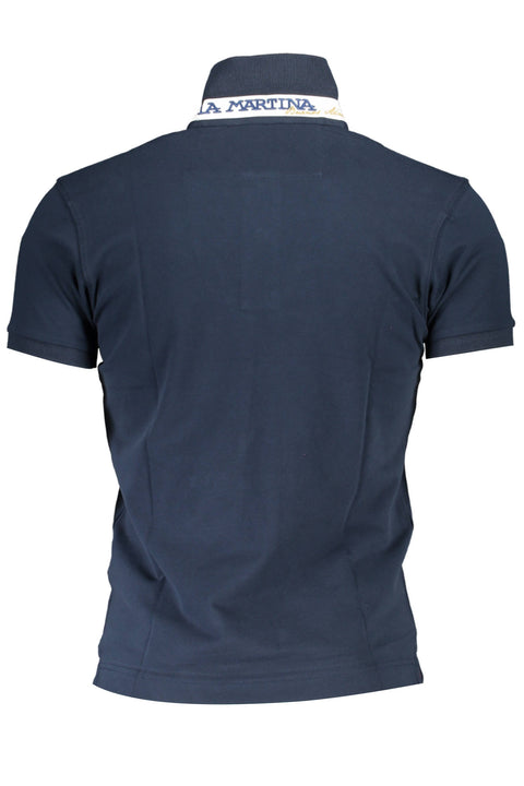 La Martina Polo Maniche Corte Uomo Blu