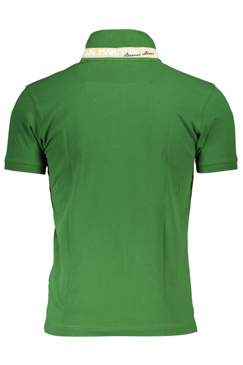 La Martina Polo Maniche Corte Uomo Verde