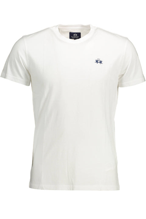 La Martina T-Shirt Maniche Corte Uomo Bianco