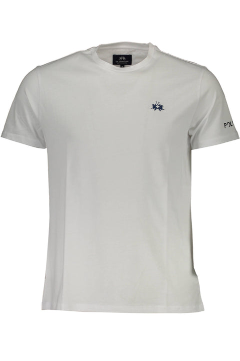 La Martina T-Shirt Maniche Corte Uomo Bianco