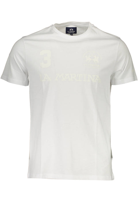 La Martina T-Shirt Maniche Corte Uomo Bianco