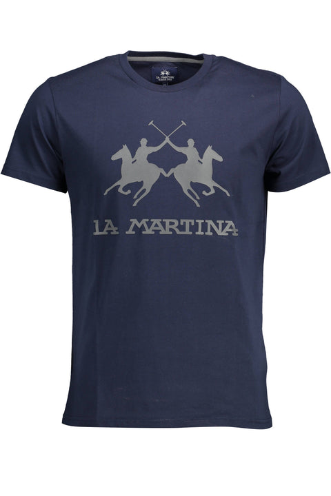 La Martina T-Shirt Maniche Corte Uomo Blu