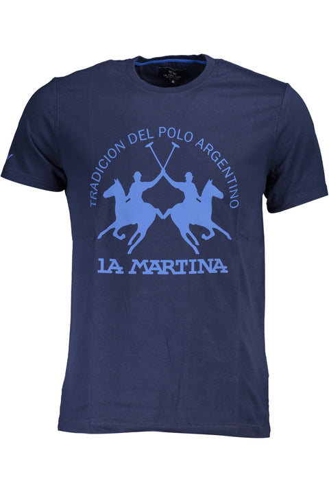 La Martina T-Shirt Maniche Corte Uomo Blu