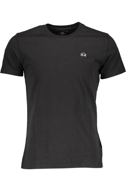 La Martina T-Shirt Maniche Corte Uomo Nero