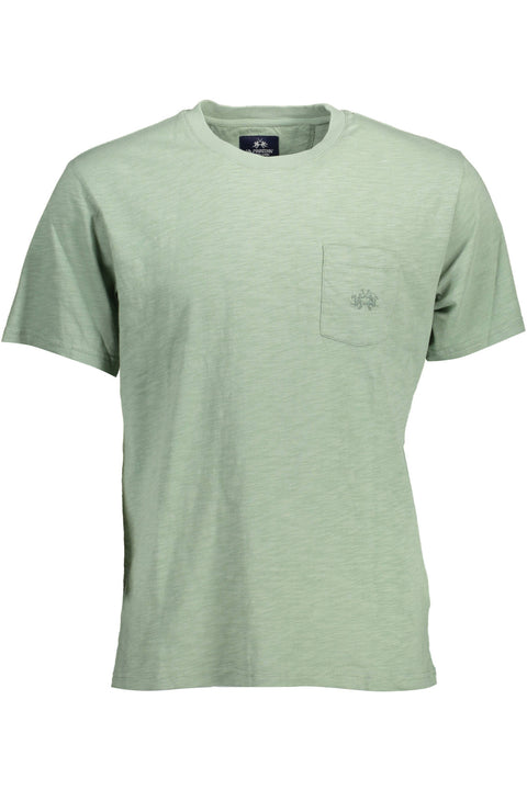 La Martina T-Shirt Maniche Corte Uomo Verde