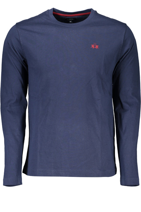 La Martina T-Shirt Maniche Lunghe Uomo Blu