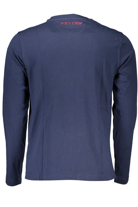 La Martina T-Shirt Maniche Lunghe Uomo Blu