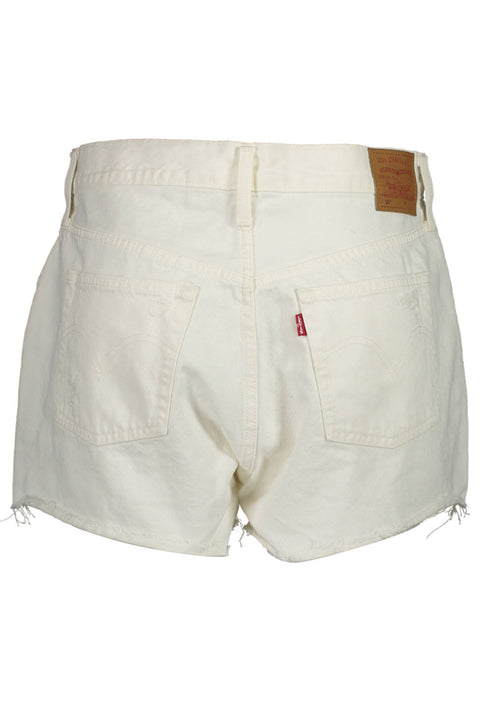 Levi's Jeans Short Donna Bianco
