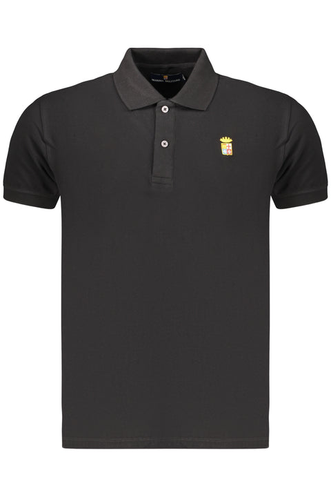 Marina Militare Polo Maniche Corte Uomo Nero