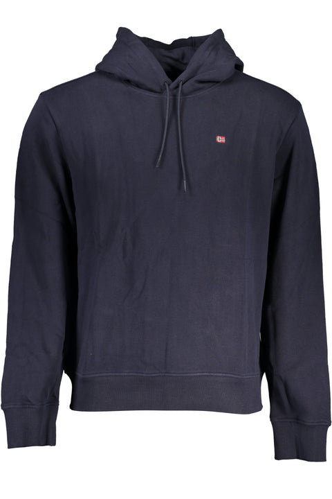 Napapijri Felpa Con Zip Uomo Blu