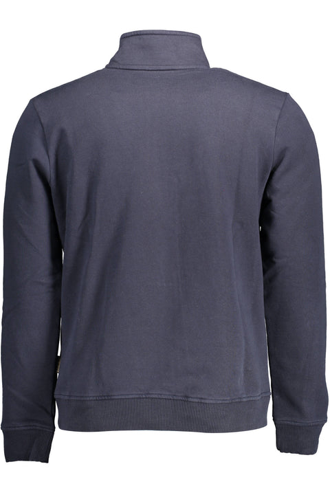 Napapijri Felpa Con Zip Uomo Blu