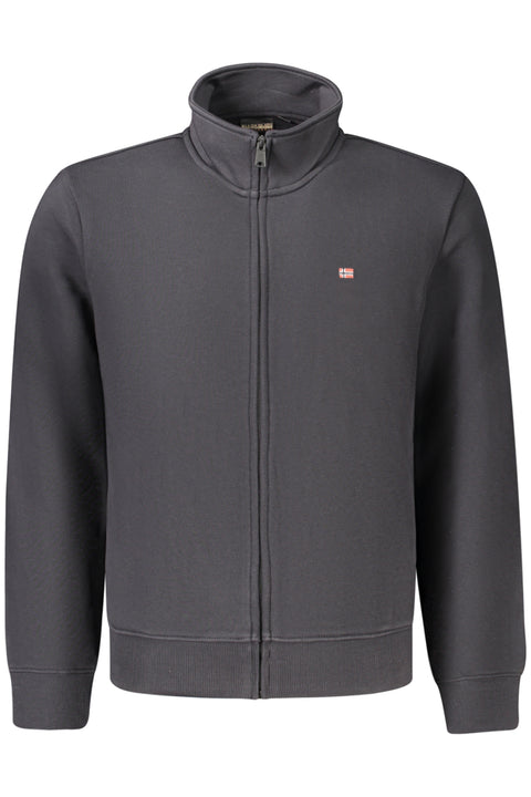 Napapijri Felpa Con Zip Uomo Nero