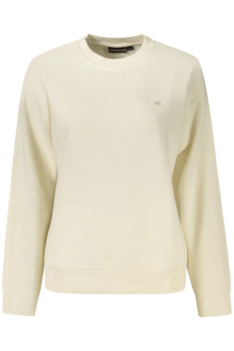 Napapijri Felpa Senza Zip Donna Bianco
