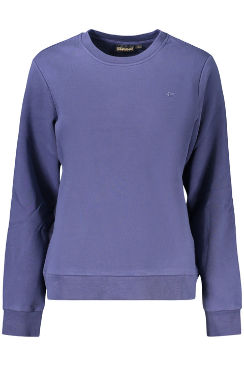 Napapijri Felpa Senza Zip Donna Blu