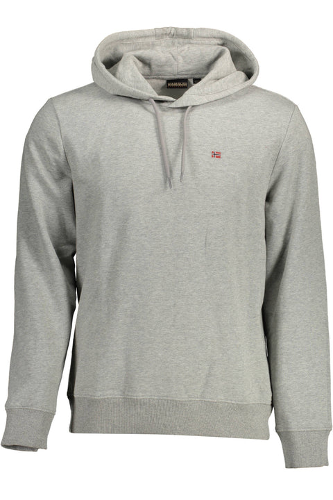 Napapijri Felpa Senza Zip Uomo Grigio