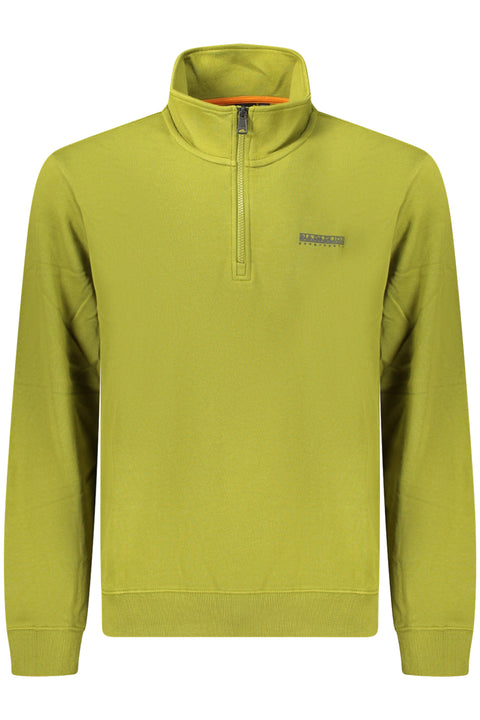 Napapijri Felpa Senza Zip Uomo Verde