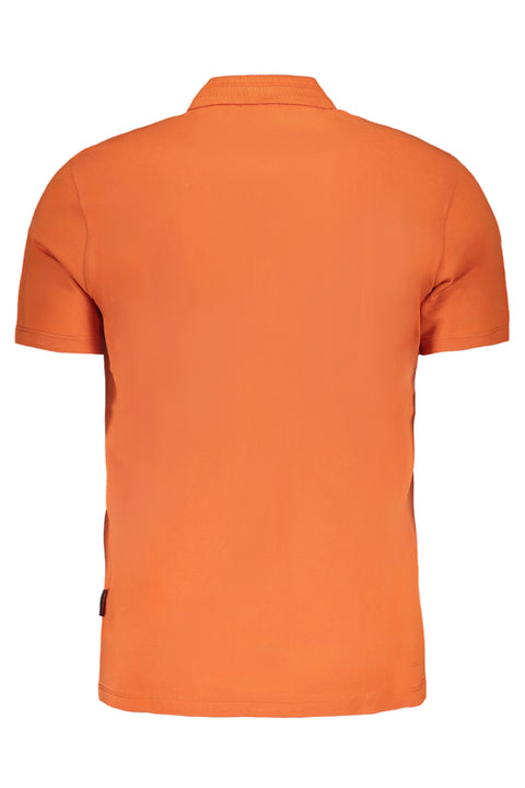 Napapijri Polo Maniche Corte Uomo Arancio