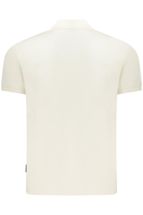 Napapijri Polo Maniche Corte Uomo Bianco