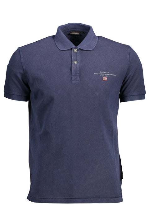 Napapijri Polo Maniche Corte Uomo Blu