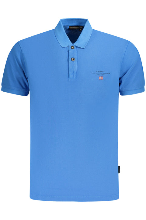 Napapijri Polo Maniche Corte Uomo Blu