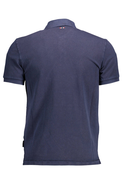 Napapijri Polo Maniche Corte Uomo Blu