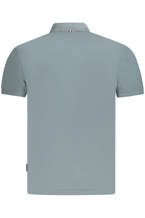 Napapijri Polo Maniche Corte Uomo Grigio