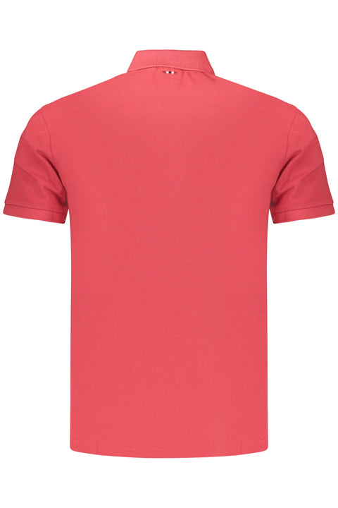 Napapijri Polo Maniche Corte Uomo Rosso