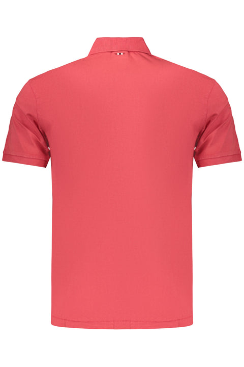 Napapijri Polo Maniche Corte Uomo Rosso